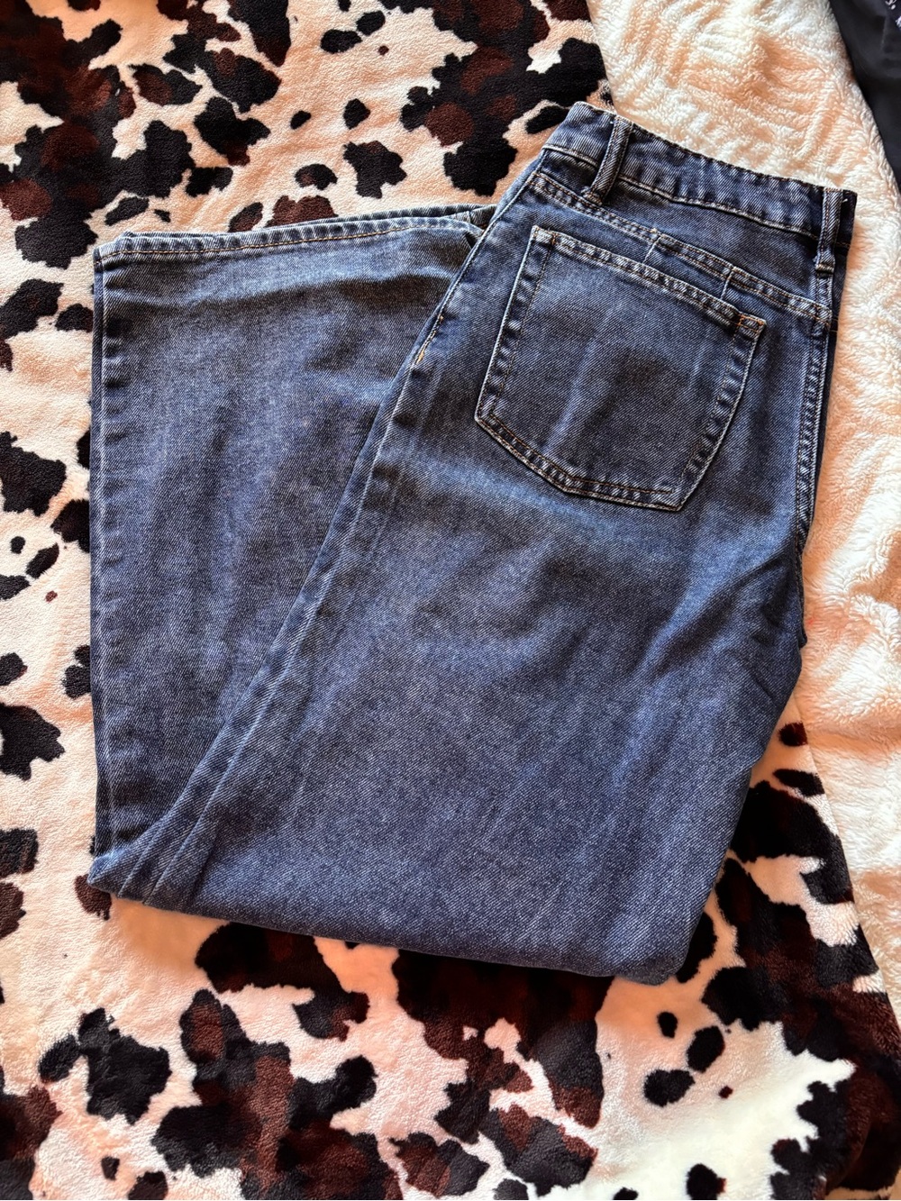 Vanilla Star Dark Blue Wide Leg Jeans size 27